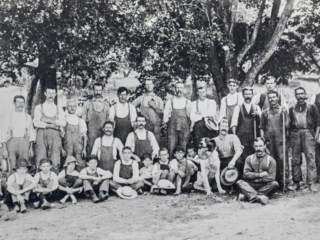 Irish Workers at Cummings Farm
